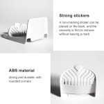 5 PCS Haushalt Wand-Seifenschale Toilette Seife Einfache Wasserfilter Rack – Bild 4