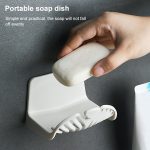 5 PCS Haushalt Wand-Seifenschale Toilette Seife Einfache Wasserfilter Rack – Bild 5