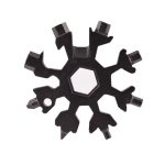 18-in-1-Multitool, tragbar, für den Außenbereich, achteckig, Schneeflocke, EDC-Werkzeug, Schraubenschlüssel, Mini-Schraubendreher, 18 in 1 (Black), 18 in 1 (Colorful), 18 in 1 (White)
