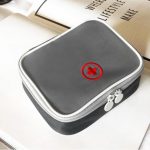 Niedliche Herz-Mini-Medizintasche, Erste-Hilfe-Medizin-Notfall-Sets, Organizer, Outdoor-Haushalts-Pillentasche, Größe: 13 x 10 x 4 cm, 13x10x4cm(Grey), 13x10x4cm (Pink)