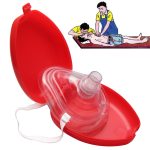 CPR Resuscitator Rescue Notfall Erste-Hilfe-Atemmaske Mundatmung Einwegventil-Werkzeuge