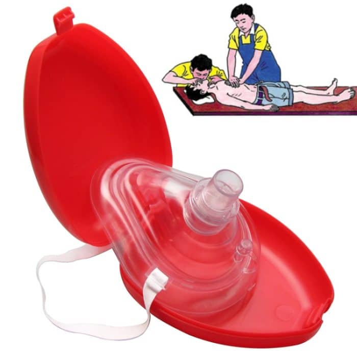 TBD0520592.jpg CPR Resuscitator Rescue Notfall Erste-Hilfe-Atemmaske Mundatmung Einwegventil-Werkzeuge – Bild 1