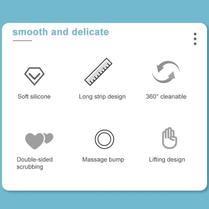 Silikon-Massage-Zuggurt-Badebürste, kraftvolles Peeling-Reibbad-Artefakt – Bild 3