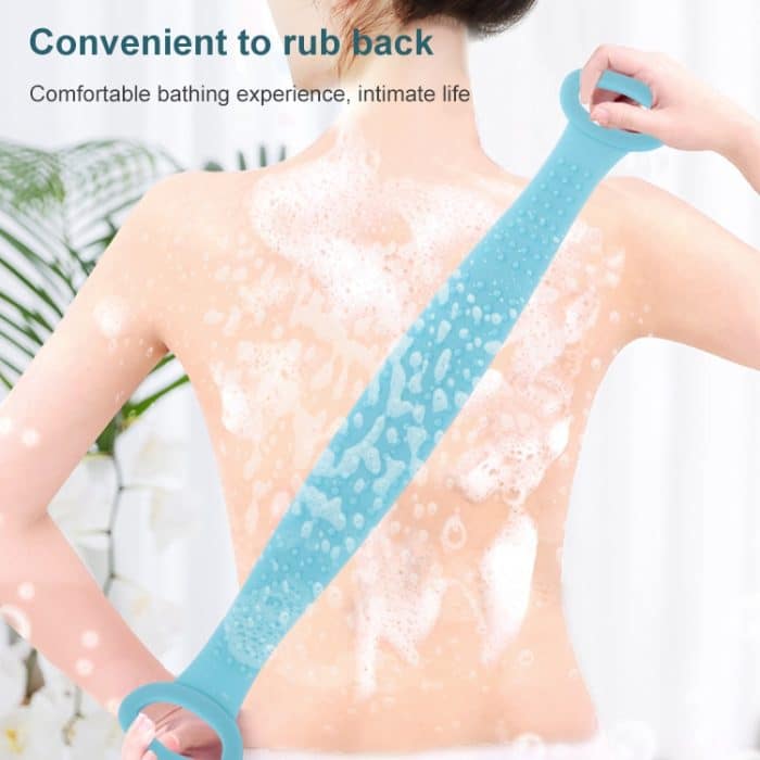 Silikon-Massage-Zuggurt-Badebürste, kraftvolles Peeling-Reibbad-Artefakt – Bild 5