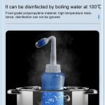 Nasenwaschsystem Sinusallergien Linderung Nasendruck Spülen Neti Topf – Bild 4