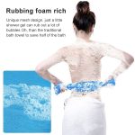 2 PCS Lange Nylon Mesh Bad Dusche Körper Waschen Sauber Peeling Puff Schrubben Handtuch Tuch Wäscher Körper Gesicht Waschen reinigung Handtuch – Bild 4