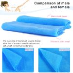 2 PCS Lange Nylon Mesh Bad Dusche Körper Waschen Sauber Peeling Puff Schrubben Handtuch Tuch Wäscher Körper Gesicht Waschen reinigung Handtuch – Bild 7
