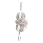 Badekugel zum Reiben des Badetuchs mit langem Schaumnetz, Badebürste – Bild 7