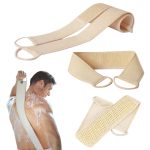 Weiche Hautpflege Peeling Luffa Schwamm Rückenriemen Bad Dusche Körpermassage Spa Reinigung Scrubber Brush Tool