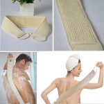 Weiche Hautpflege Peeling Luffa Schwamm Rückenriemen Bad Dusche Körpermassage Spa Reinigung Scrubber Brush Tool – Bild 6