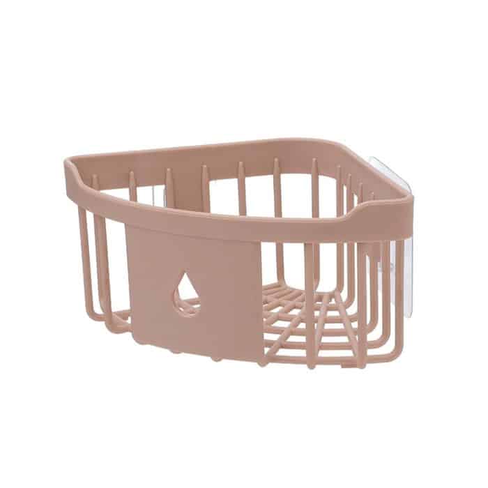 TBD052229801C.jpg 5 Stück Wandregale für Küche, Waschbecken, Toilette, Badezimmer, Waschtisch, dreieckiges Kunststoff-Aufbewahrungsregal – Bild 1