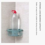 5 Stück Wandregale für Küche, Waschbecken, Toilette, Badezimmer, Waschtisch, dreieckiges Kunststoff-Aufbewahrungsregal – Bild 5