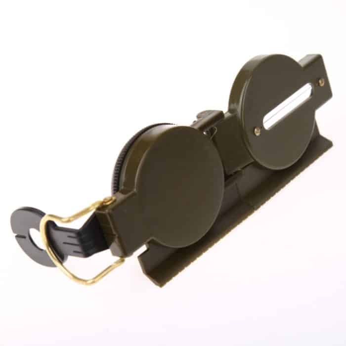 Tragbares klappbares Army Green Lens Compass Multifunktions-Mini-Camping-Kletterwerkzeug für den Außenbereich – Bild 6