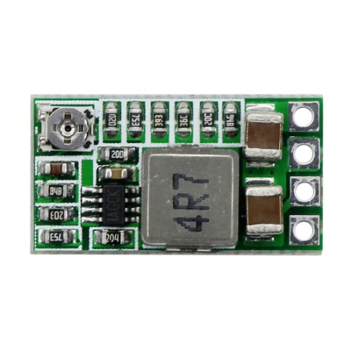 Mini High Efficiency Ultrakleine DC-DC-Step-Down-Modul 12V-24V bis 5V3A Auto – Bild 2