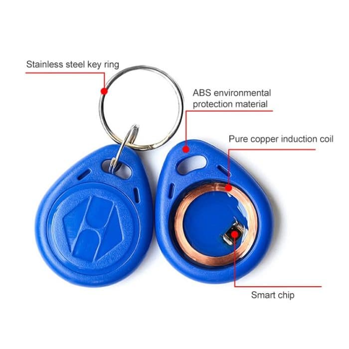 10 Stück 125 kHz TK/EM4100 Proximity-ID-Karten-Chip-Schlüsselanhänger – Bild 3