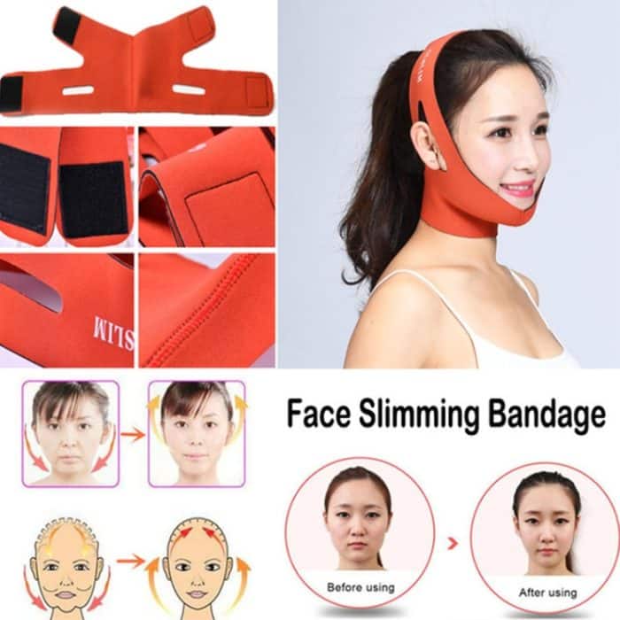 2 PCS Facelift Werkzeuge Dünne Gesichtsmaske Abnehmen Gesichts Thin Masseter Doppel Kinn Haut Dünne Gesicht Verband Gürtel Frauen gesicht Pflege – Bild 4
