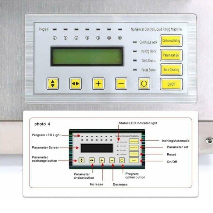 Mini tragbare elektrische digitale Steuerpumpe Flüssigkeitsfüllmaschine LCD-Display Milchflaschenfüller, Digital Control Pump Milk Bottles – Bild 5