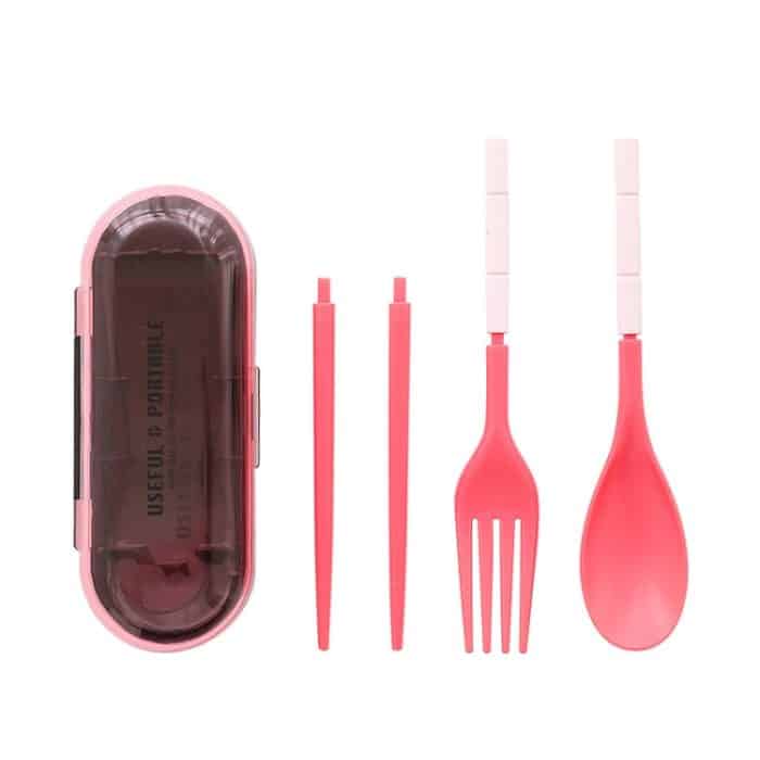 2 PCS Mini Outdoor Tragbare Reise Sets Candy Farbe Klapp Abendessen Set Student Kinder Küche Werkzeug – Bild 5