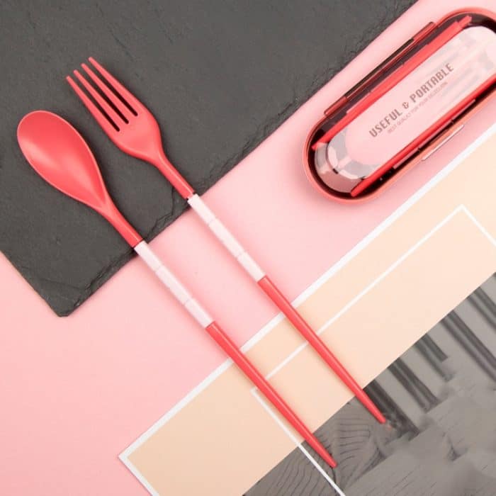 2 PCS Mini Outdoor Tragbare Reise Sets Candy Farbe Klapp Abendessen Set Student Kinder Küche Werkzeug – Bild 6