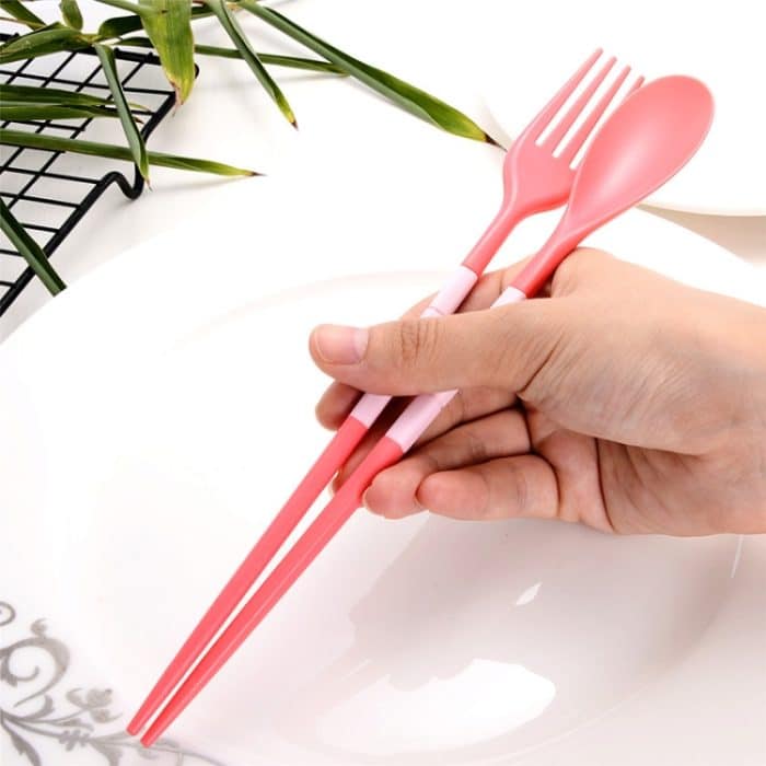 2 PCS Mini Outdoor Tragbare Reise Sets Candy Farbe Klapp Abendessen Set Student Kinder Küche Werkzeug – Bild 7