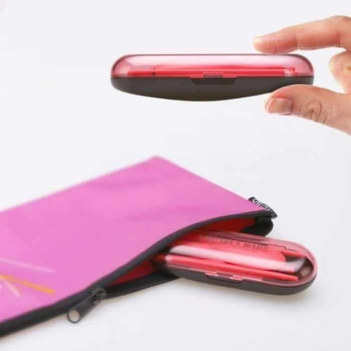 2 PCS Mini Outdoor Tragbare Reise Sets Candy Farbe Klapp Abendessen Set Student Kinder Küche Werkzeug – Bild 9