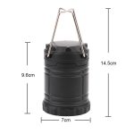 3W tragbare COB LED Laterne Faltbare Zeltlampe Wasserdichtes Camping Wanderlicht für den Außenbereich – Bild 6