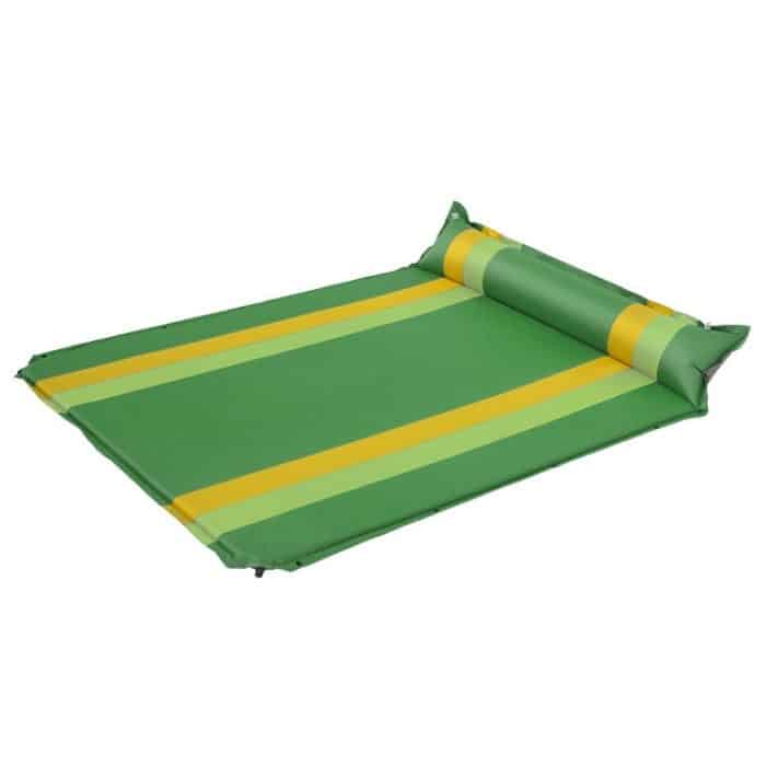 Farblich passendes automatisches aufblasbares Outdoor-Sport-Doppel-Camping-Luftkissen, 190x130x3.5cm Green, 190x130x3.5cm Blue, 190x130x3.5cm Orange – Bild 1