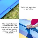 Farblich passendes automatisches aufblasbares Outdoor-Sport-Doppel-Camping-Luftkissen, 190x130x3.5cm Green, 190x130x3.5cm Blue, 190x130x3.5cm Orange – Bild 5