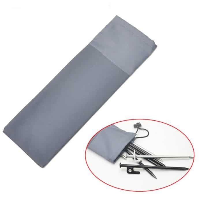 TBD0530315.jpg 10 PCS 30cm Outdoor Camping Ground Nagel Aufbewahrungstasche Verdicktes Oxford Stoffzelt Winddichte Seilschnalle Finishing Bag – Bild 1
