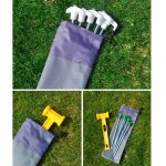 10 PCS 30cm Outdoor Camping Ground Nagel Aufbewahrungstasche Verdicktes Oxford Stoffzelt Winddichte Seilschnalle Finishing Bag – Bild 5
