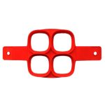 Pancake Maker Nonstick Cooking Tool Round Heart Egg Cooker Pan Eggs MoldMöbel & Wohnen, Kochen & Genießen, Küchenhelfer!, Four square Shape