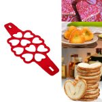 Pancake Maker Nonstick Cooking Tool Round Heart Egg Cooker Pan Eggs MoldMöbel & Wohnen, Kochen & Genießen, Küchenhelfer!, Four square Shape – Bild 6