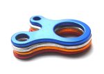 10 PCS Camping Zelt Schnur Seil Verschluss Karabiner Haken Aufhänger Spanner Wind Seil Schnallen, Aluminum alloy buckle(Blue), Aluminum alloy buckle(Golden), Aluminum alloy buckle(Red), Aluminum alloy buckle(Silver) – Bild 4
