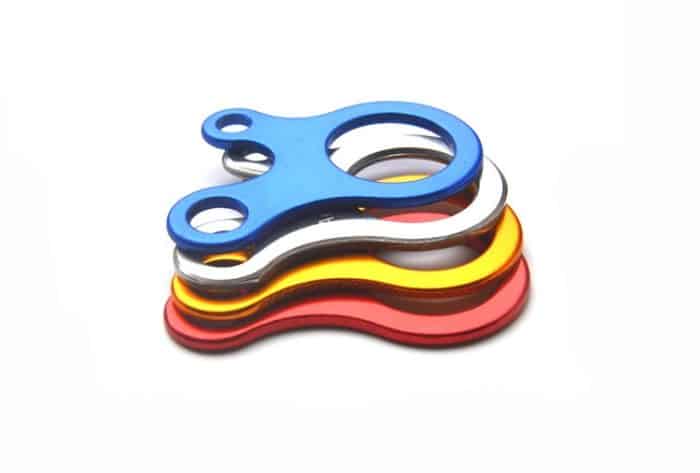 10 PCS Camping Zelt Schnur Seil Verschluss Karabiner Haken Aufhänger Spanner Wind Seil Schnallen, Aluminum alloy buckle(Blue), Aluminum alloy buckle(Golden), Aluminum alloy buckle(Red), Aluminum alloy buckle(Silver) – Bild 5