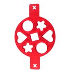 Anpro Antihaft-Kochwerkzeug, Eierring-Hersteller, Eier-Silikonform, Pfannkuchen-Käse-Ei-Kocher, Pfanne, Flip-Küche, Backzubehör, Multiple shapes – Bild 2