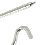 10 Stück Zeltheringe Aluminiumlegierung Zeltnagel Zeltpfahlnägel Ground Pin Camping Wandern Outdoor Tool aufblasbares Zelt Zubehör – Bild 3