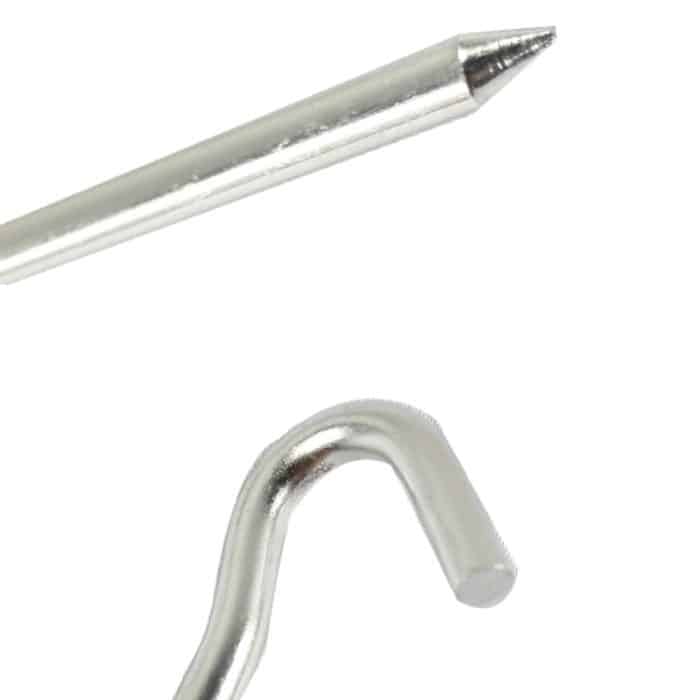 10 Stück Zeltheringe Aluminiumlegierung Zeltnagel Zeltpfahlnägel Ground Pin Camping Wandern Outdoor Tool aufblasbares Zelt Zubehör – Bild 3