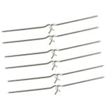 10 Stück Zeltheringe Aluminiumlegierung Zeltnagel Zeltpfahlnägel Ground Pin Camping Wandern Outdoor Tool aufblasbares Zelt Zubehör – Bild 5