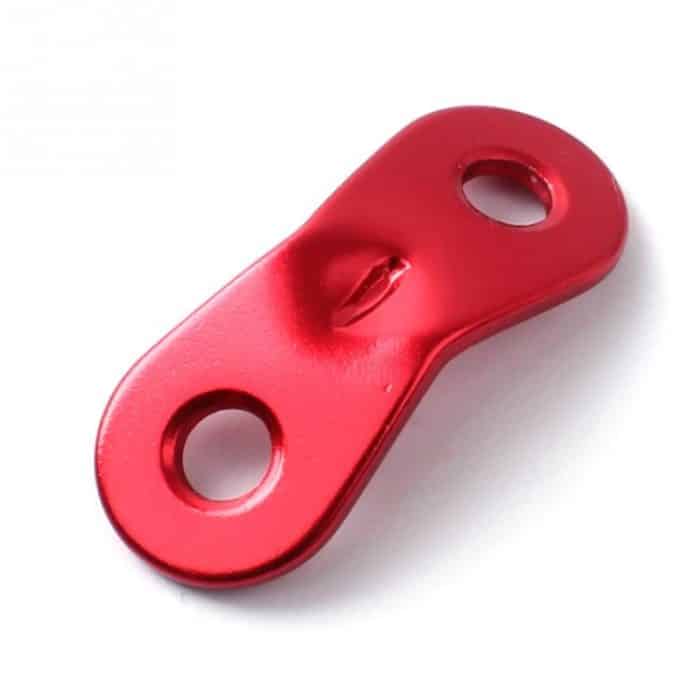 50 Stück Outdoor Camping Aluminiumlegierung Schnurläufer Seilspanner Zelt Abspannleine Seilspanner, Aluminum alloy buckle – Bild 2