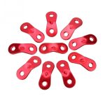 50 Stück Outdoor Camping Aluminiumlegierung Schnurläufer Seilspanner Zelt Abspannleine Seilspanner, Aluminum alloy buckle – Bild 5