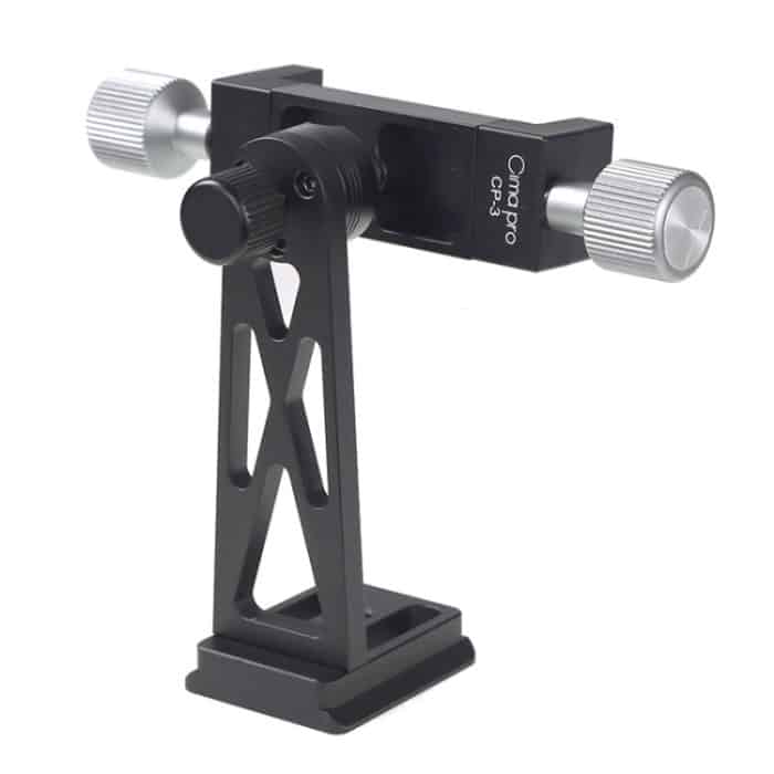 CP-3 Drehen des Ganzmetall-Stativ-Befestigungsclips Handy Live Brackt für 4,5-7,3-Zoll-Telefone – Bild 1