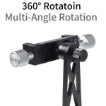 CP-3 Drehen des Ganzmetall-Stativ-Befestigungsclips Handy Live Brackt für 4,5-7,3-Zoll-Telefone – Bild 7