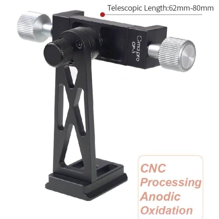 CP-3 Drehen des Ganzmetall-Stativ-Befestigungsclips Handy Live Brackt für 4,5-7,3-Zoll-Telefone – Bild 8