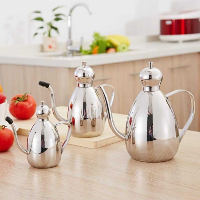 Auslaufsicherer Gewürztopf aus Edelstahl für den Haushalt, 1L, 0.5L, 0.25L – Bild 2