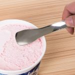 Edelstahl polierter Griff Eiscreme kleiner Löffel Teelöffel – Bild 4