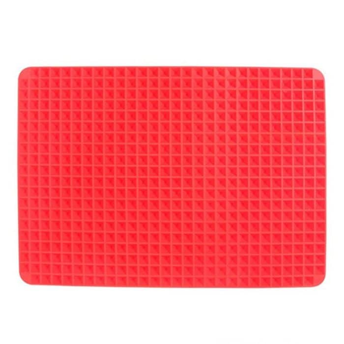 2 Stück Silikon-Multifunktions-BBQ-Pizza-Matte, multifunktionales Tischset, Grillmatte, Mikrowellen-Backmatte, Silicone Baking Mat – Bild 2