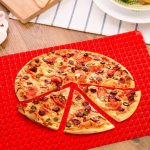 2 Stück Silikon-Multifunktions-BBQ-Pizza-Matte, multifunktionales Tischset, Grillmatte, Mikrowellen-Backmatte, Silicone Baking Mat – Bild 3