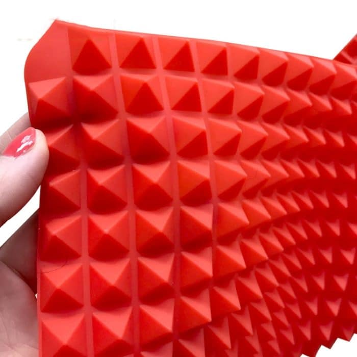 2 Stück Silikon-Multifunktions-BBQ-Pizza-Matte, multifunktionales Tischset, Grillmatte, Mikrowellen-Backmatte, Silicone Baking Mat – Bild 5