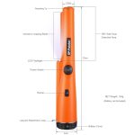 Metalldetektor, Golddetektor, Pointer-Ortung, Goint S Black, Goint S Green, Goint S Orange – Bild 3