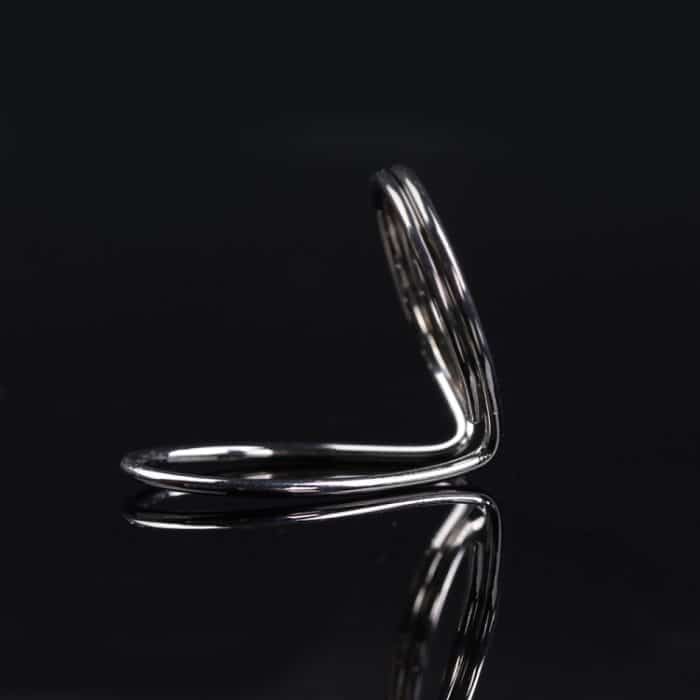 Metall-Federring-Plektrum für Gitarre, Metal Spring Ring Pick – Bild 2